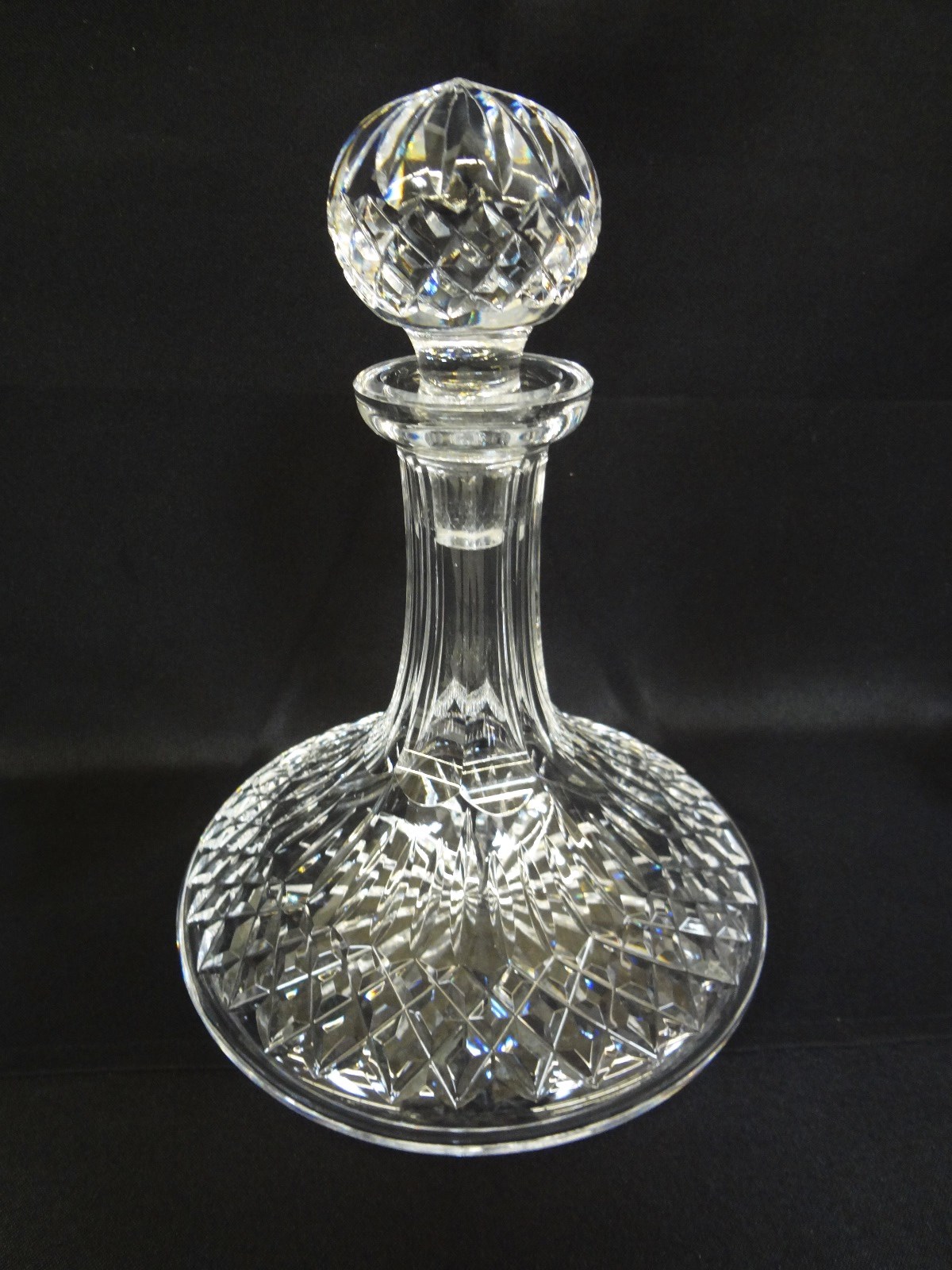 Lot Detail Waterford Crystal "Lismore" Decanter and Two Brandy Glasses