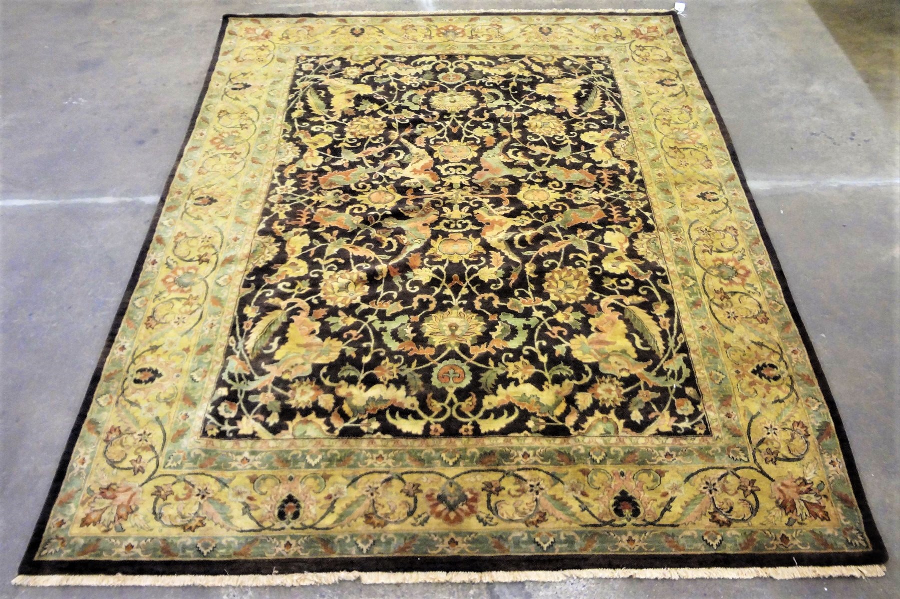 Wool Rugs Made In India Lot Detail Made in India 100 Wool Hand Knotted Room Size Rug