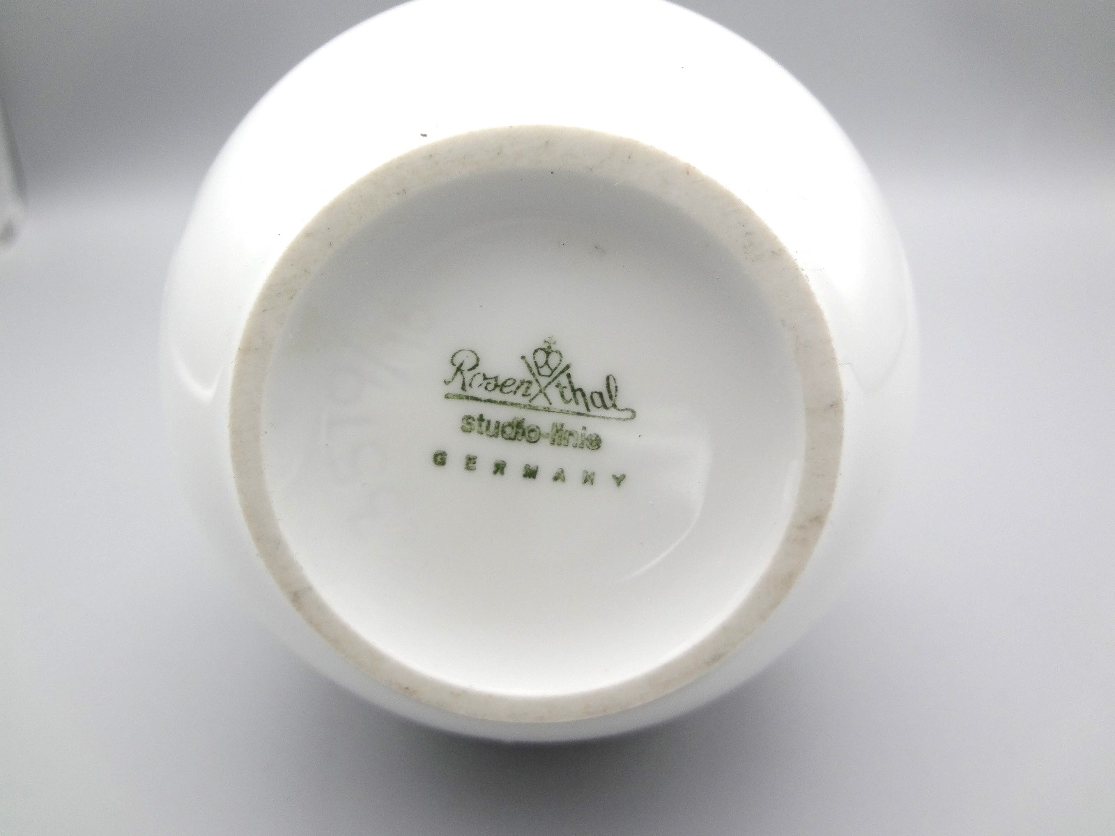 Lot Detail Rosenthal White Matte Porcelain Vase