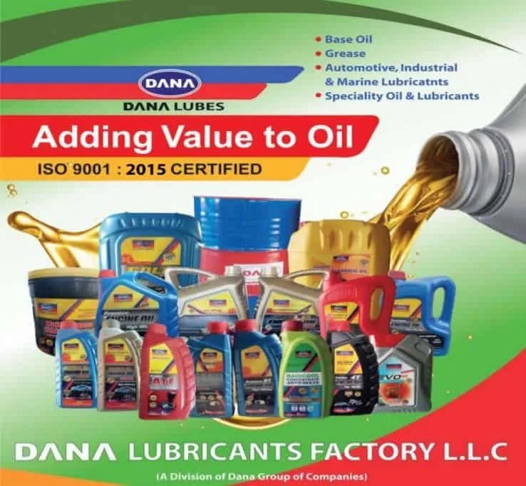 Motor Engine Oil , Lubricants & Grease Manufacturer In UAE DANA LUBES