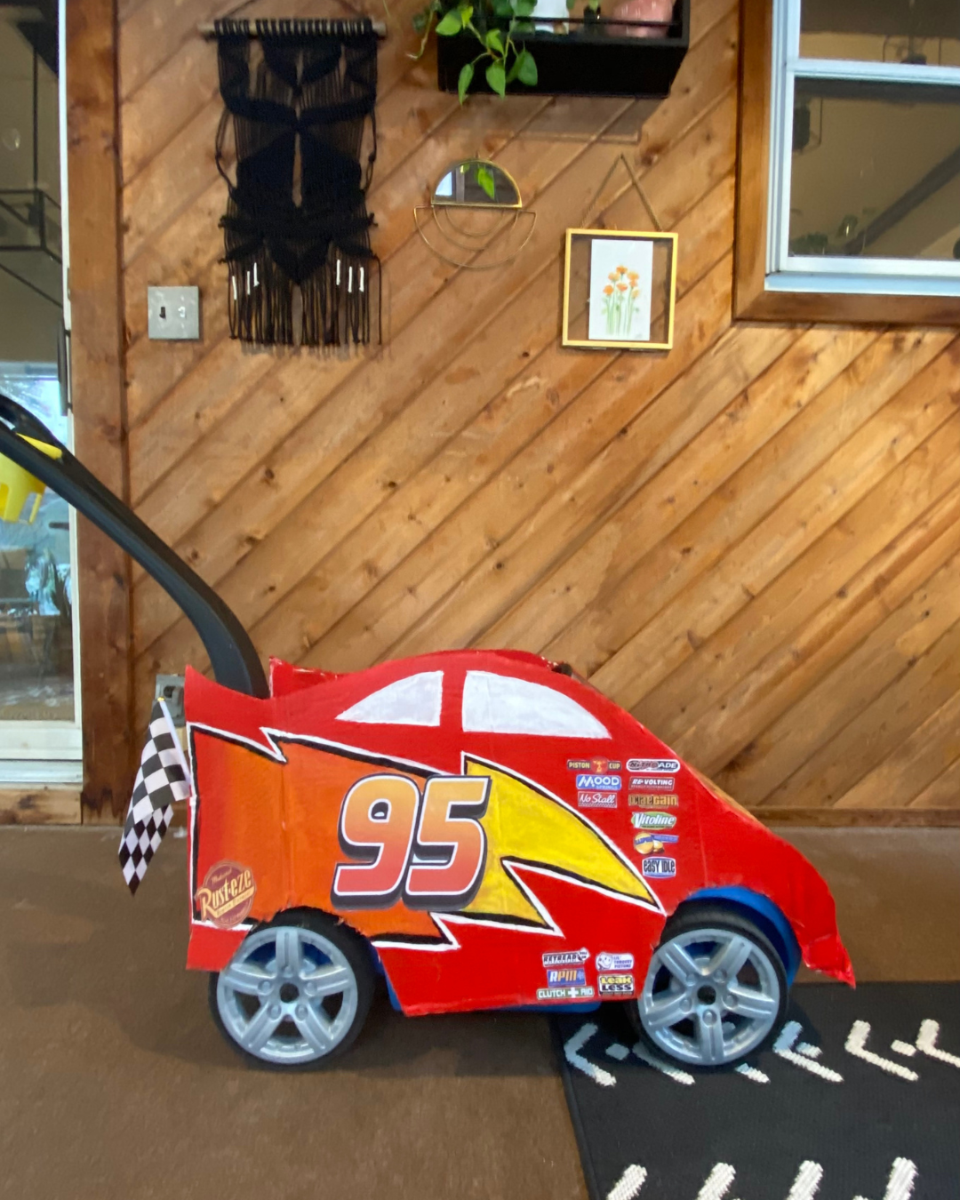 DIY Lightning McQueen Halloween Costume Dana Traynor