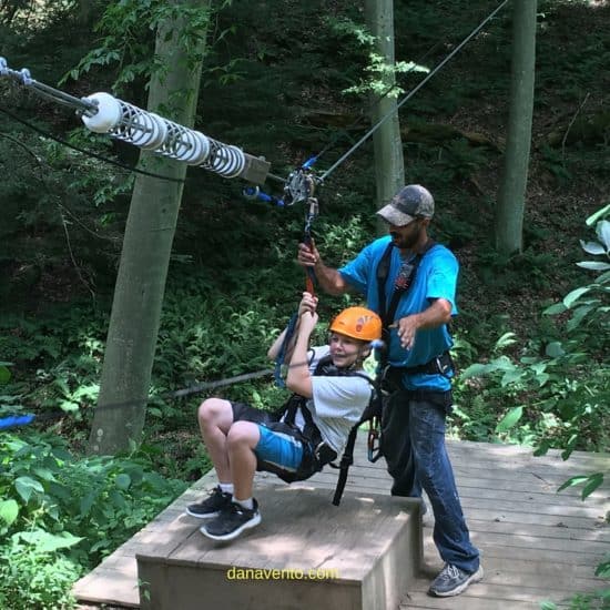 Best Zip Line Destination In Hocking Hills Ohio
