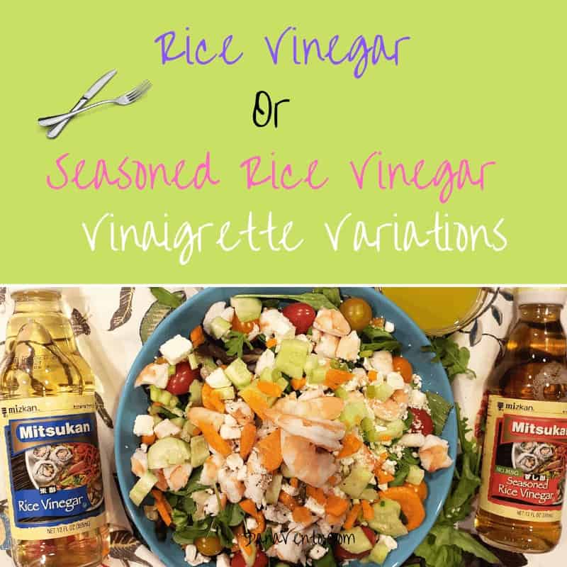 Healthy Chopped Shrimp Feta Salad With Rice Vinaigrette Dressing