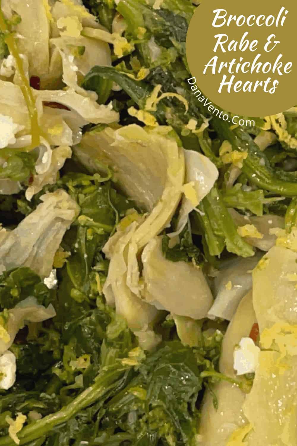 Easy Rapini and Artichoke Hearts. 2 Powerful Superfoods