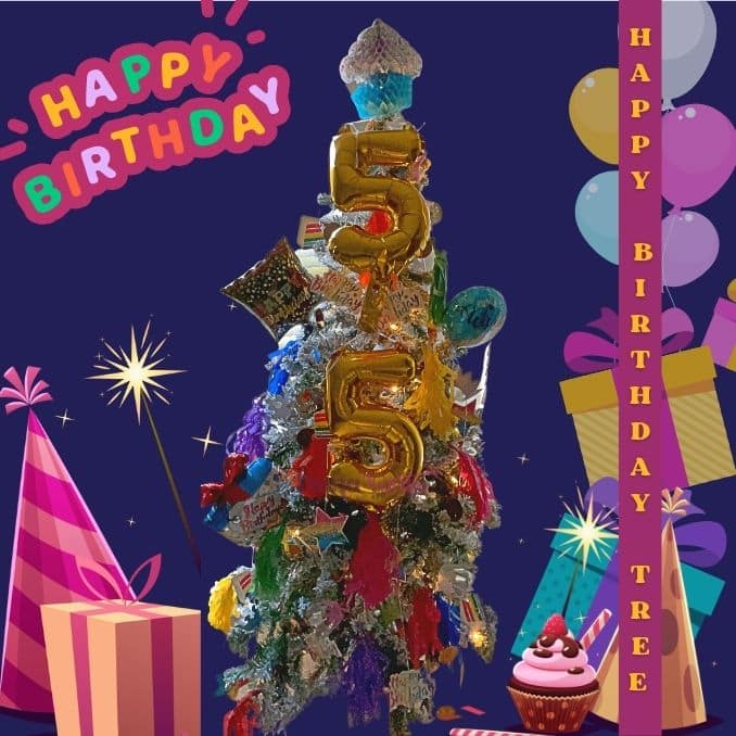 DIY Happy Birthday Tree Fabulous Celebration Idea (7 Steps)