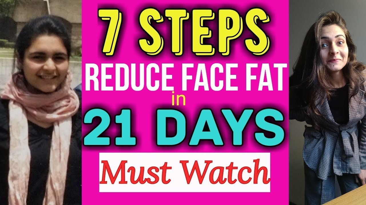 REDUCE FACE FAT How To Reduce Face Fat ? ( DIET PLAN and EXERCISE