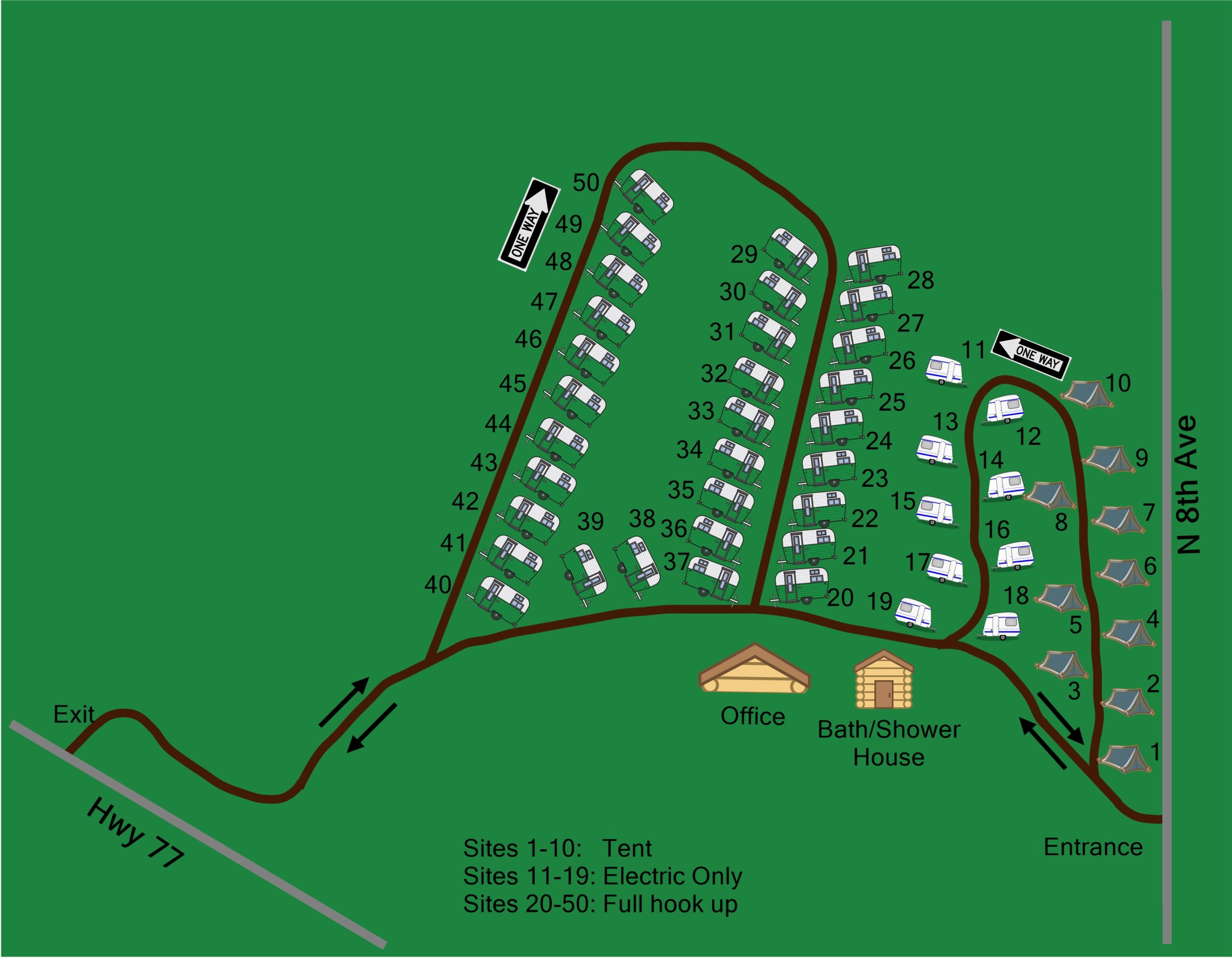 Rates Pardun's Jackpine Campground