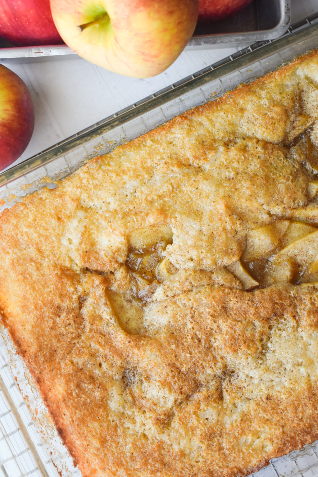 Caramel Apple Cobbler • Dance Around the Kitchen