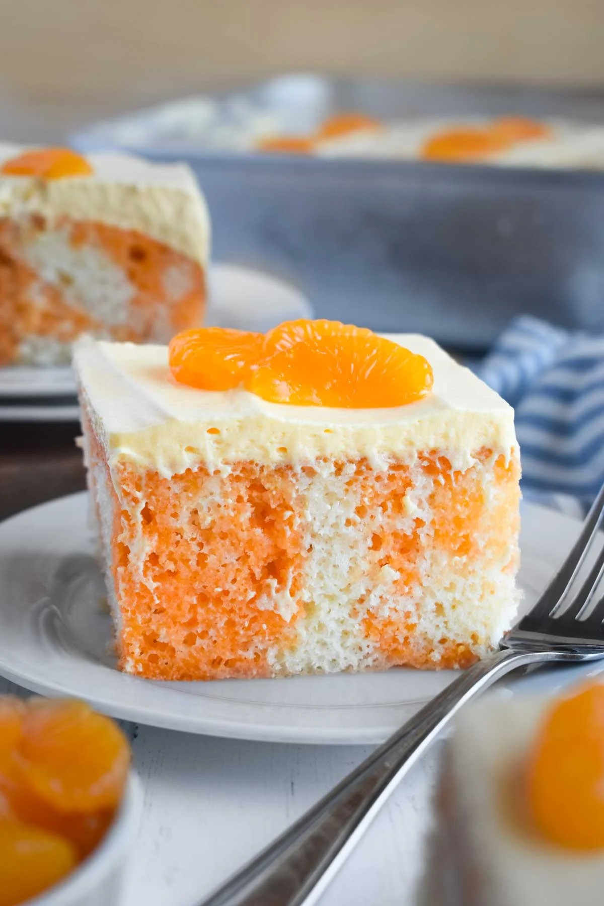 Orange Creamsicle Cake • Dance Around the Kitchen