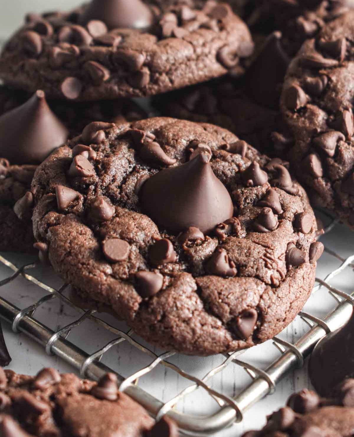 Chocolate Kiss Cookies • Dance Around the Kitchen