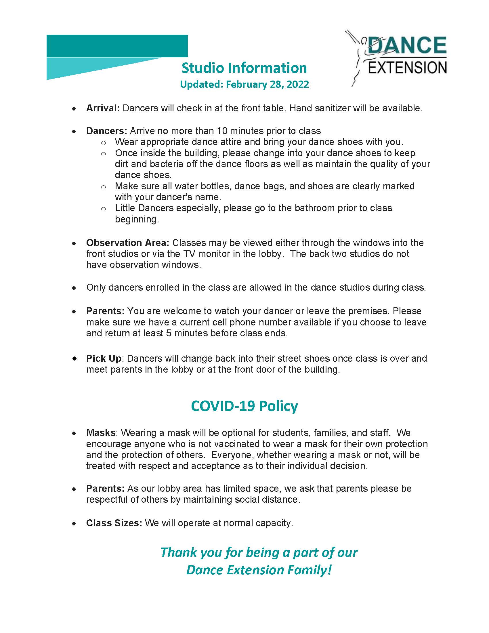 Dance Extension Dublin Ohio Ballet, Tap, Jazz HipHop, and