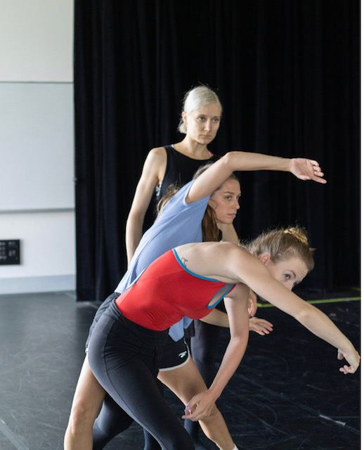 Rehearsal for Jacqueline Stewart's Mosaic 85 for Dancing to Dream (Photo by Doug McGoldrick)