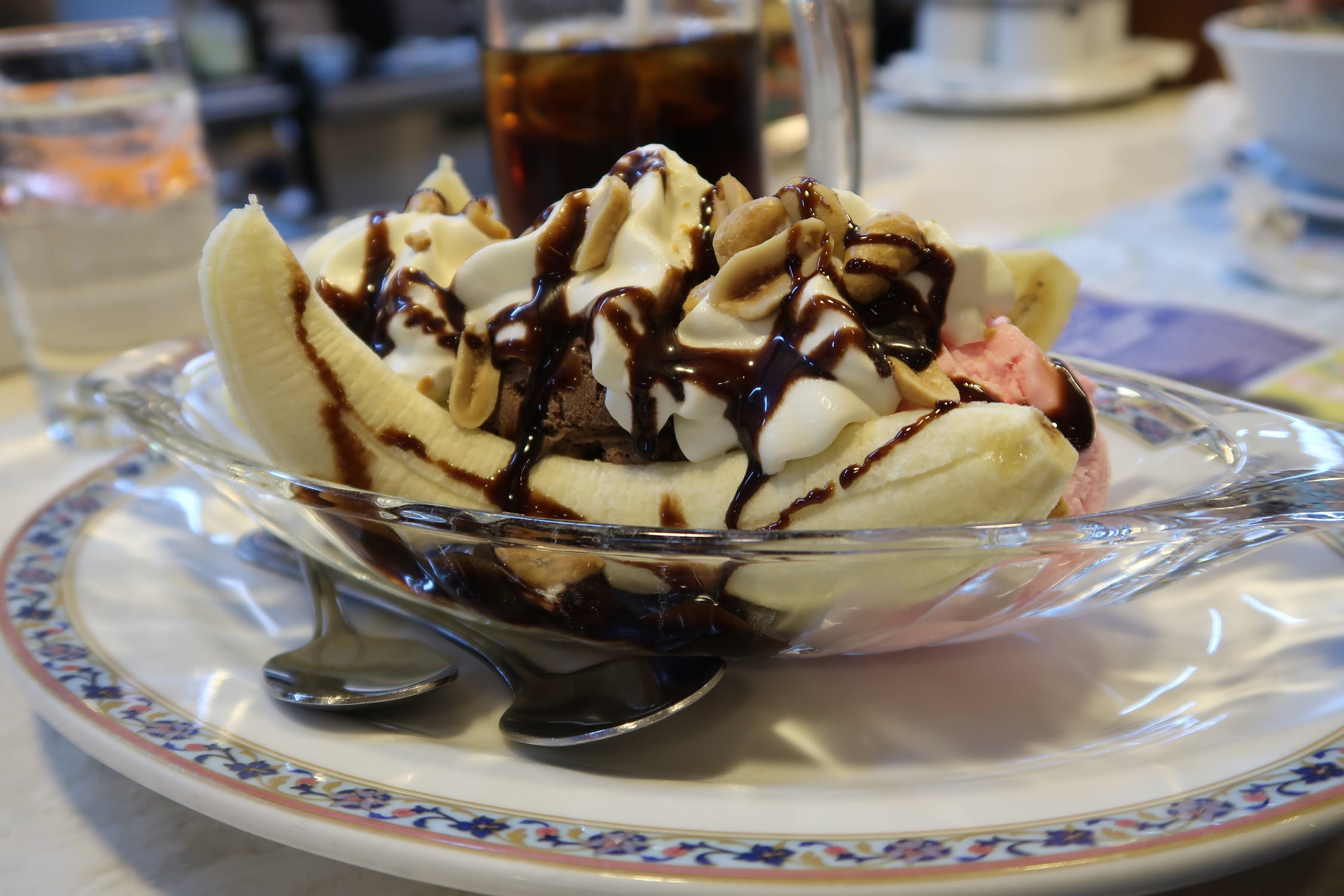 feeling uneasy spending your calories on a banana split?