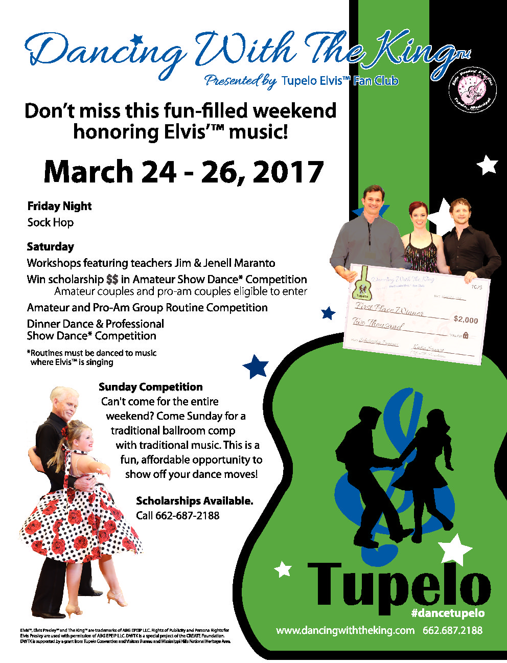 Dancing With The King Dance Shoes of Tennessee