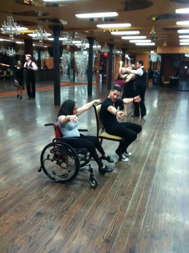 Val Chmerkovskiy Teaches Wheelchair Dancing
