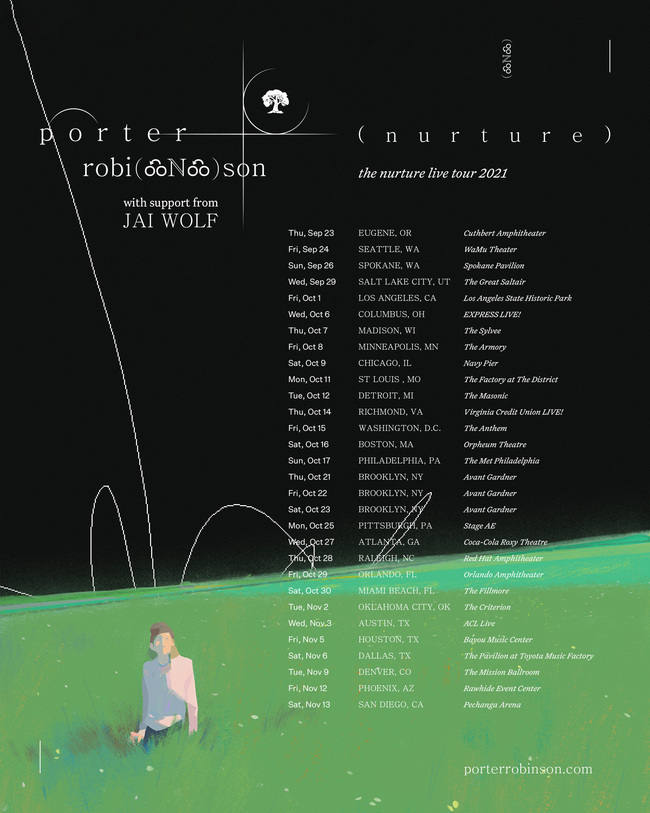 Porter Robinson announces 30stop 'Nurture' live tour for fall 2021
