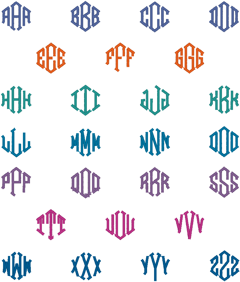 Mm Monogram Font | semashow.com