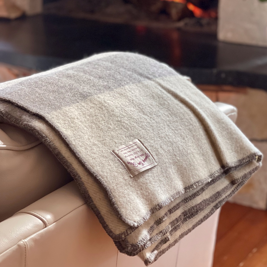 Wool Blankets & Throws Dancing Ewe Farm