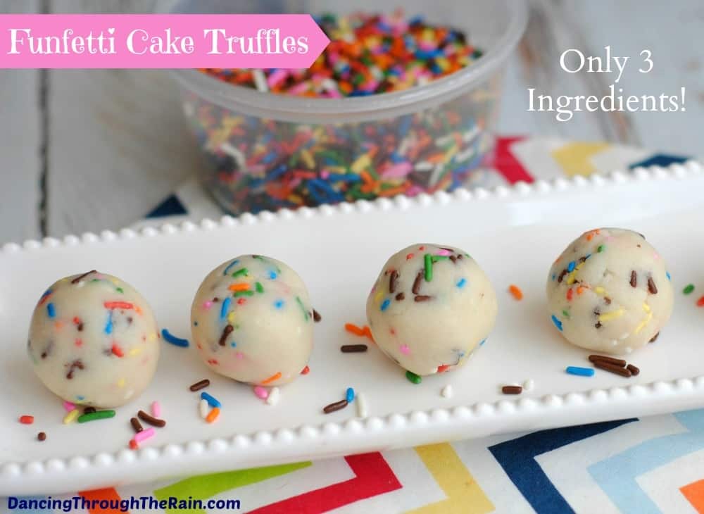 Funfetti Cake Truffles