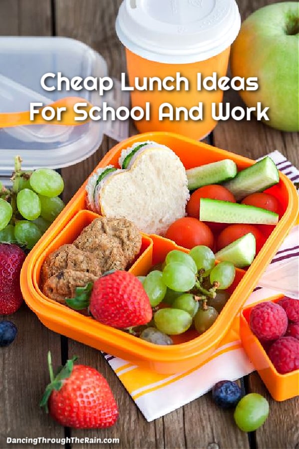 70+ Cheap Lunch Ideas For School And Work