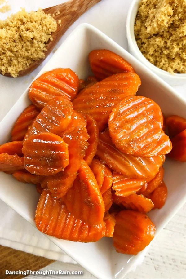 Candied Carrots Butter And Brown Sugar Glazed