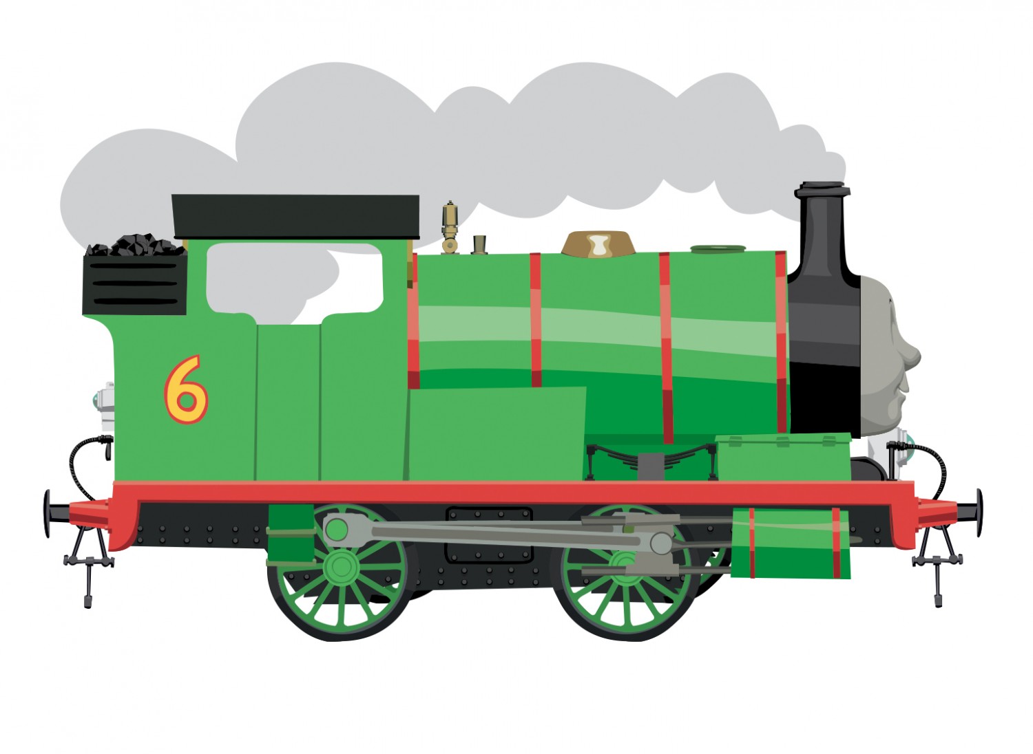 Thomas the Tank Engine | Dan Crisp Illustration