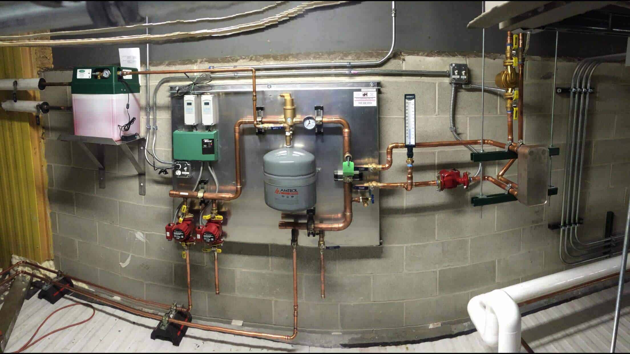 5,000 SQ FT 10F Holding Freezer with Glycol Underfloor Heat D & H