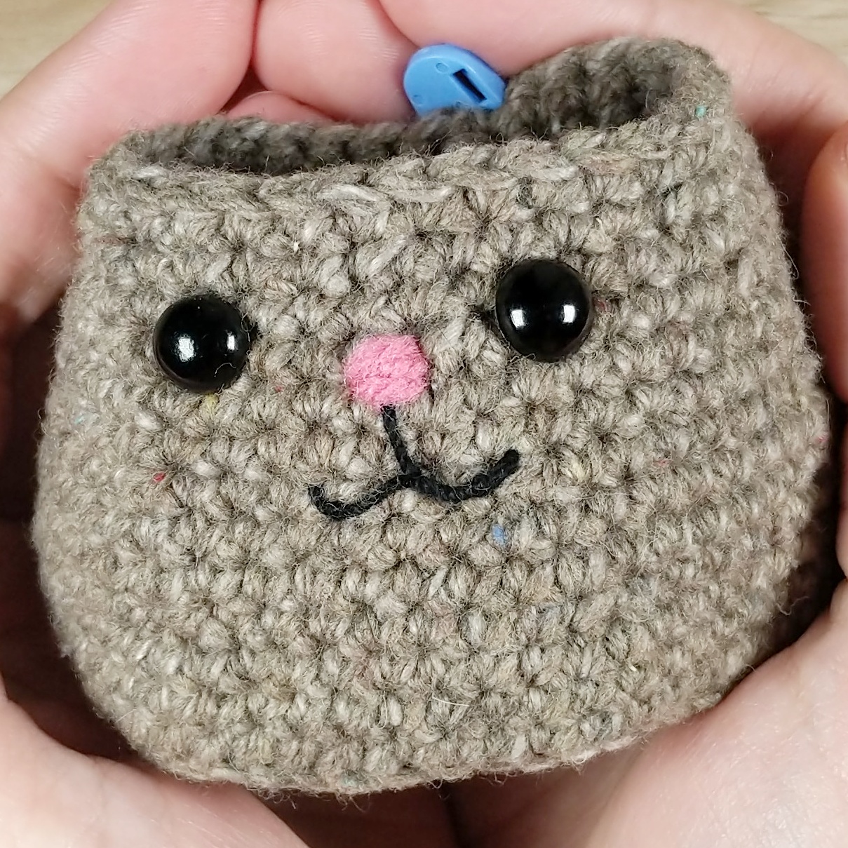 How to Embroider a Cute Animal Mouth on Amigurumi Dandy Bee Makes