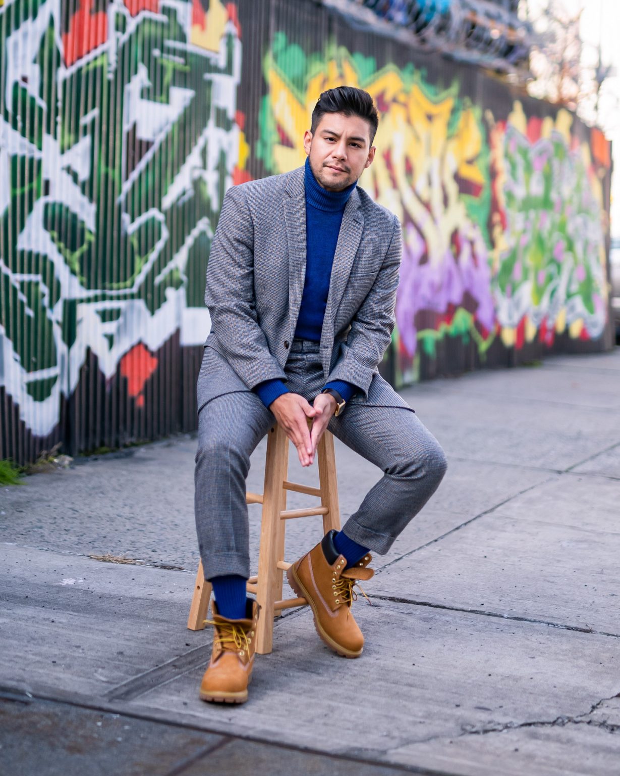 HOW TO PAIR UP YOUR TIMBERLAND BOOTS WITH A SUIT how to wear timbs