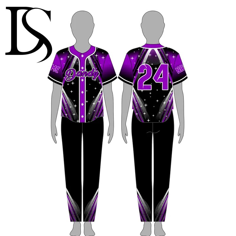 Cheer baseball jerseys Dandy Sportswear