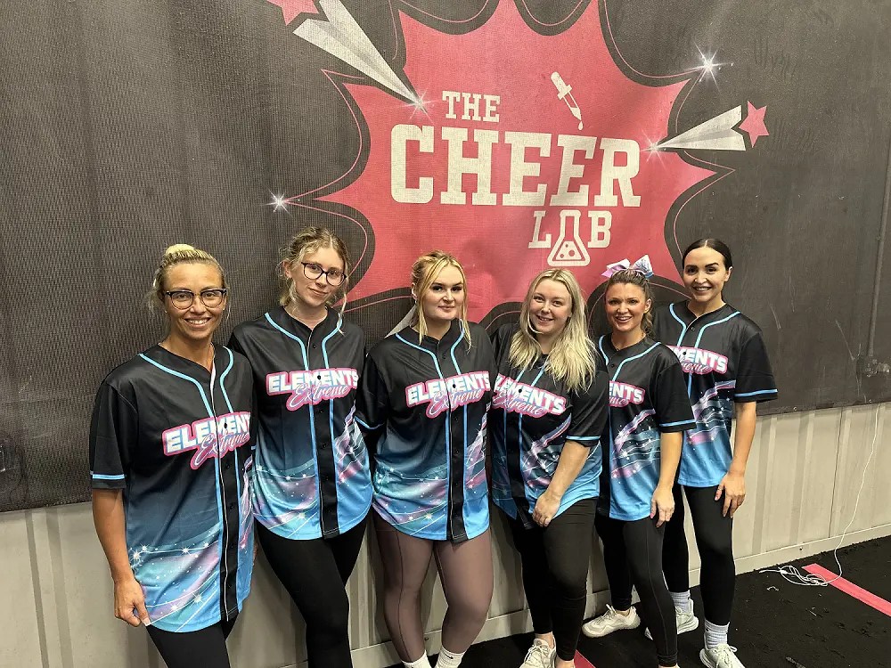 Cheer baseball jerseys Dandy Sportswear