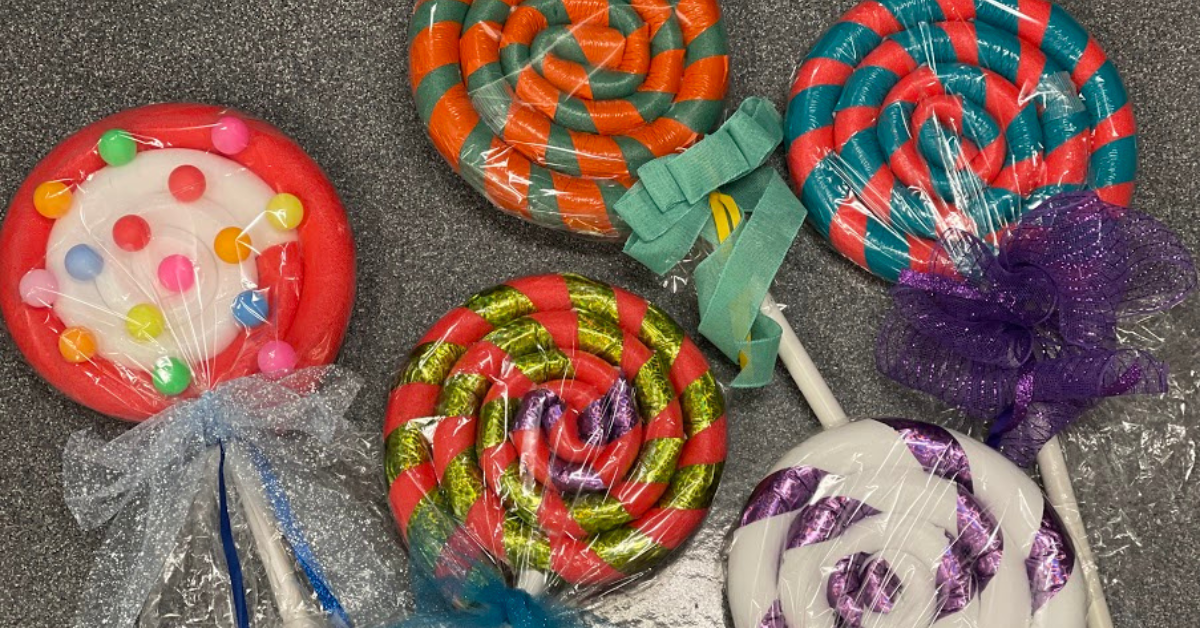 How To Make Pool Noodle Lollipops Danelia Design