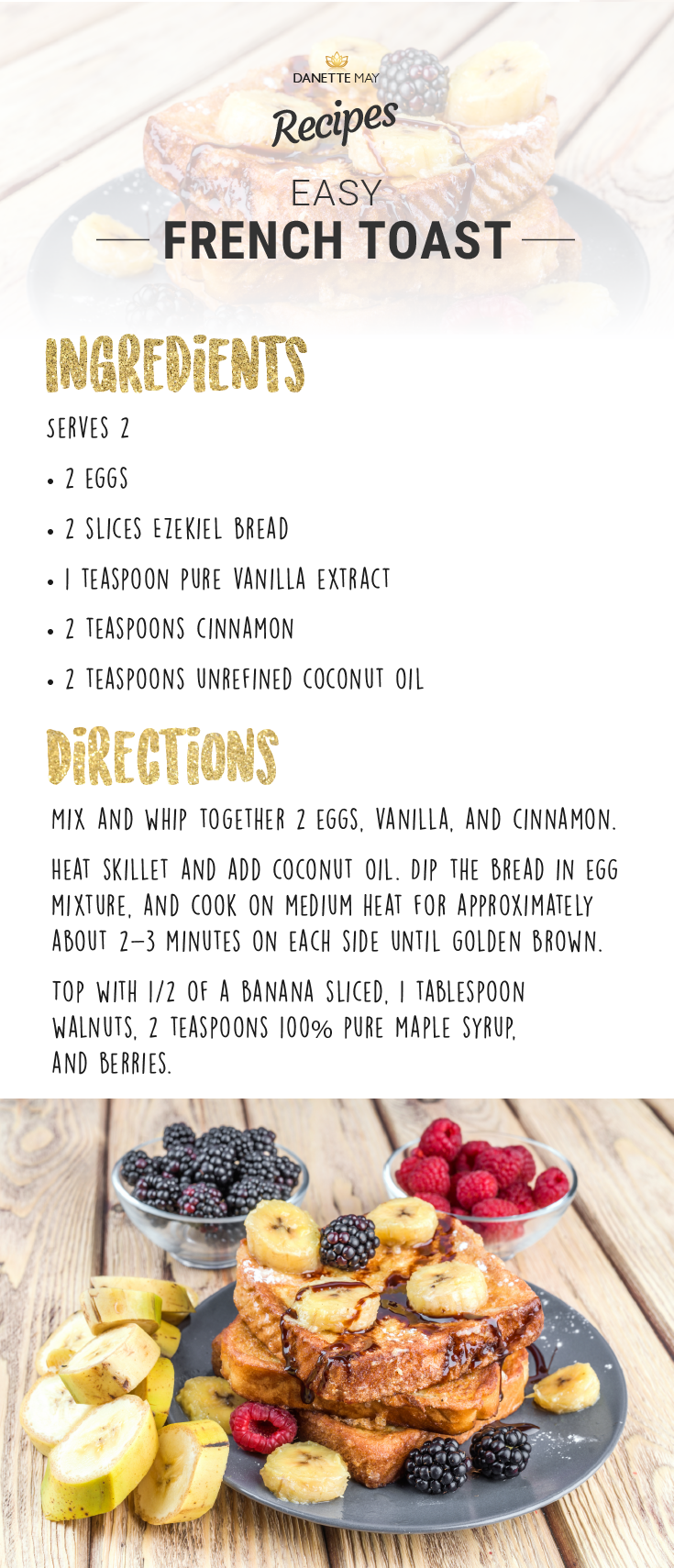 EASY, FAST and OH SO YUMMY FRENCH TOAST