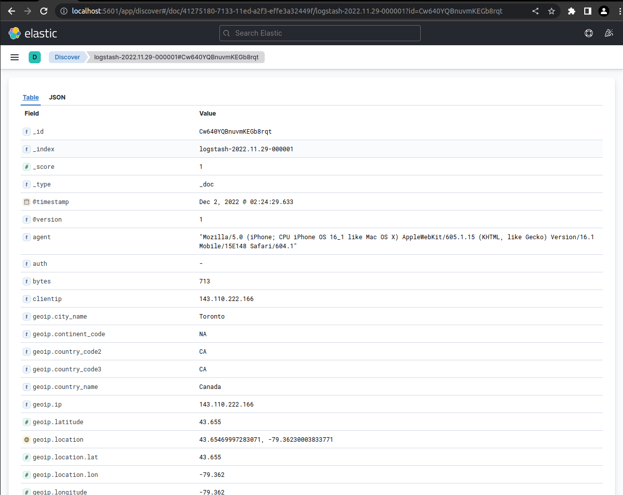 Analyze Apache Access Logs with Elastic Enigma Glass Documentation