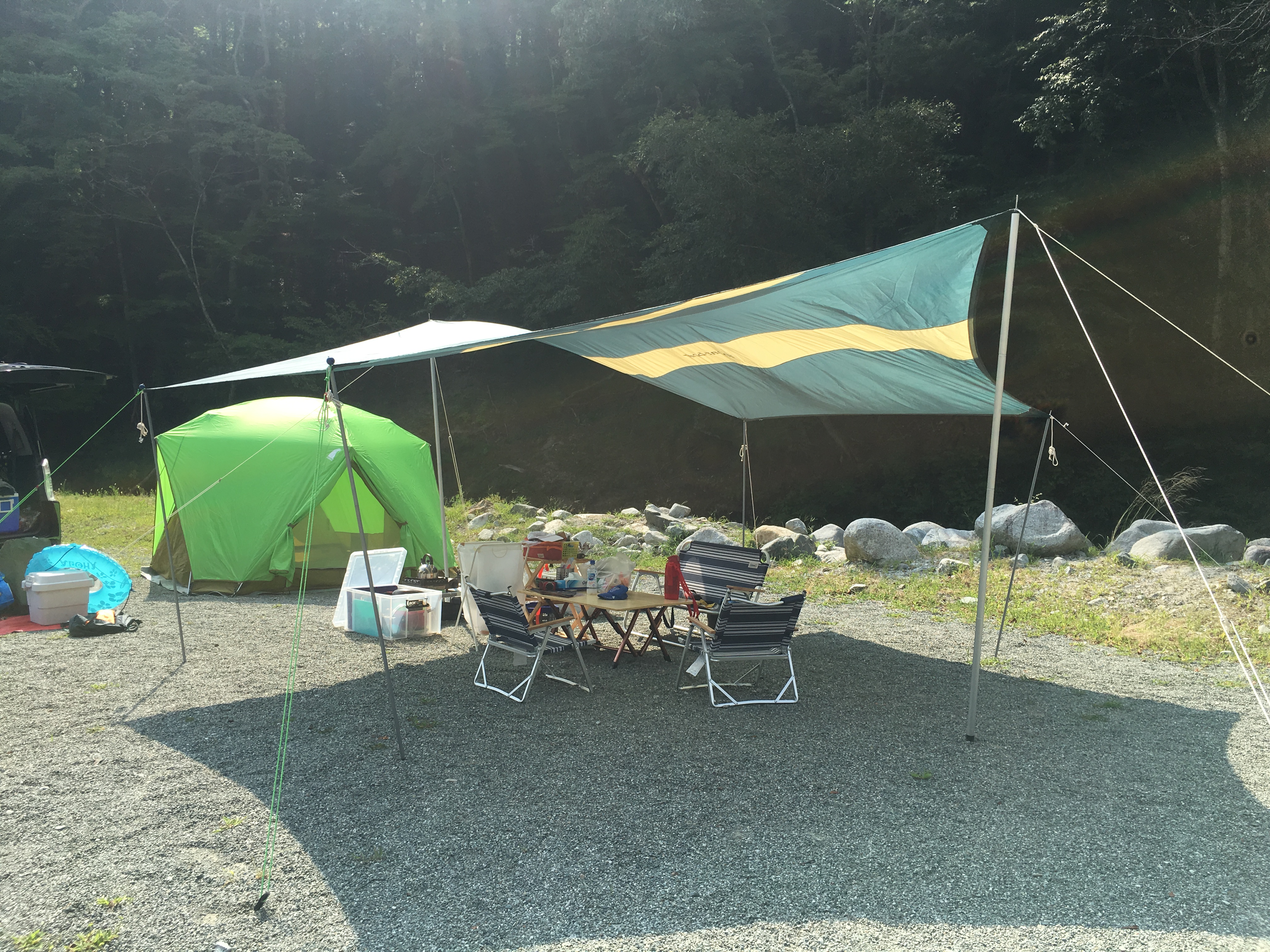 川遊びが楽しいキャンプ場！～バウアーハウスジャパン2018.8.45 だんご3兄弟と一緒にLet's Camp