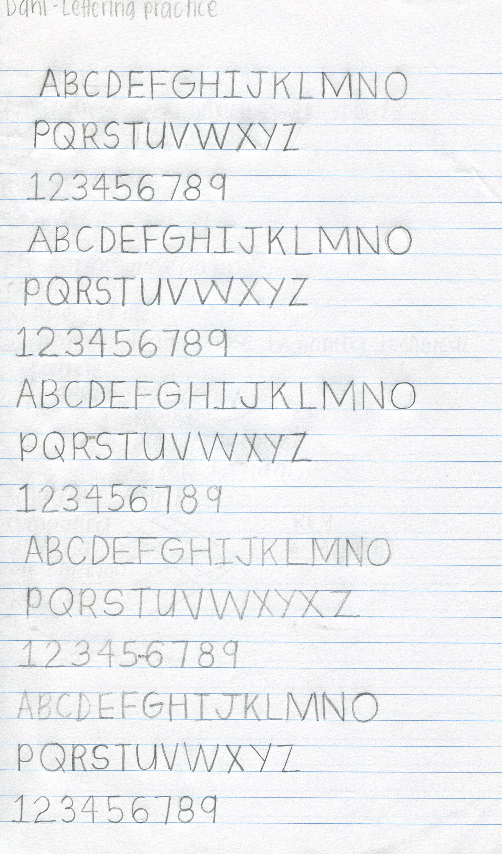 Architectural Lettering DCD