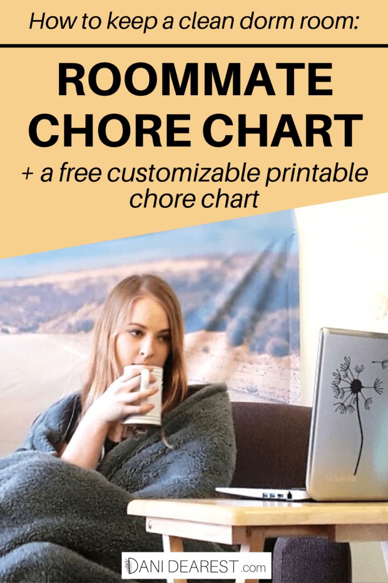 Roommate Chore Chart + Free Download