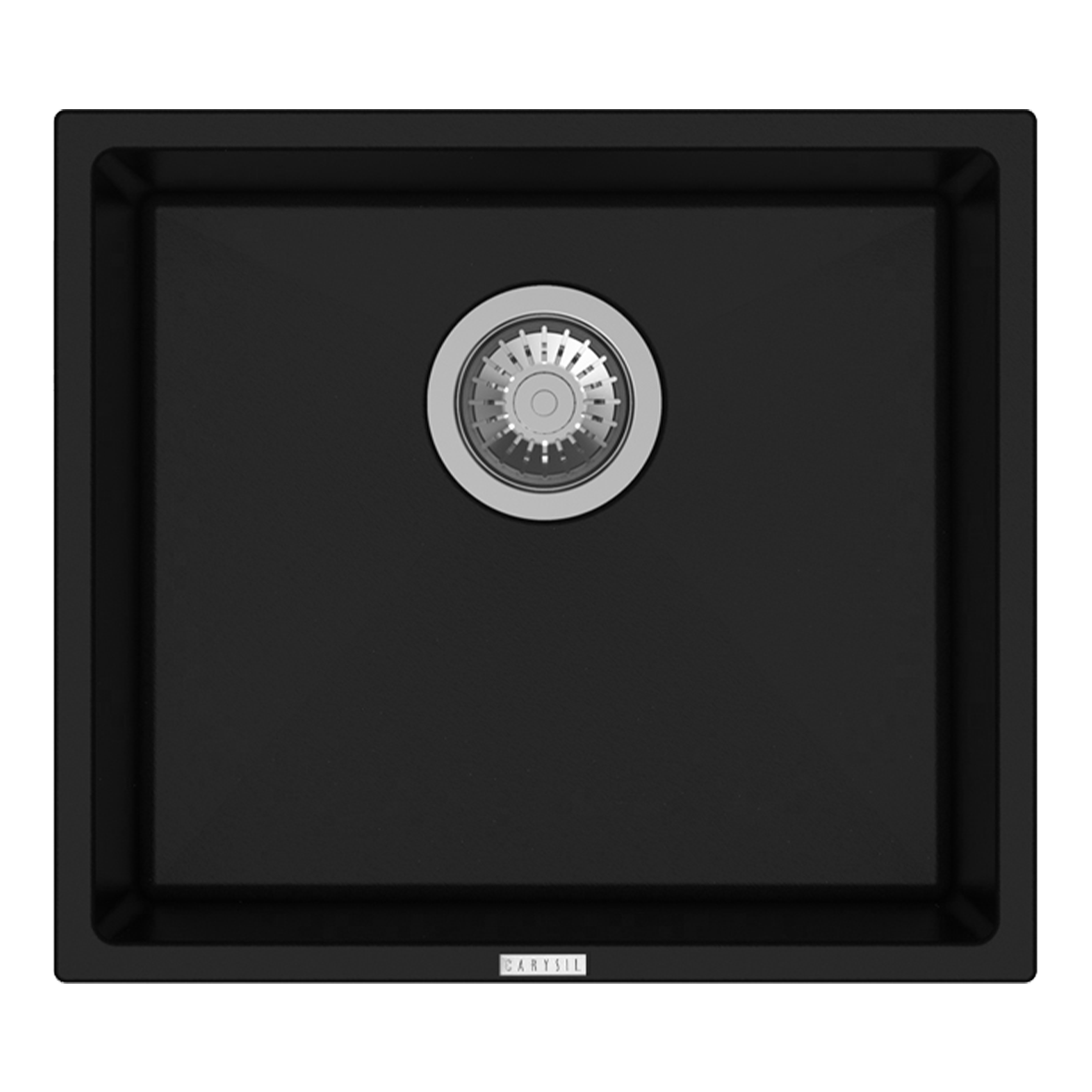 DANSTWMS 45cm Matte Black Granite Sink Daniela Appliances