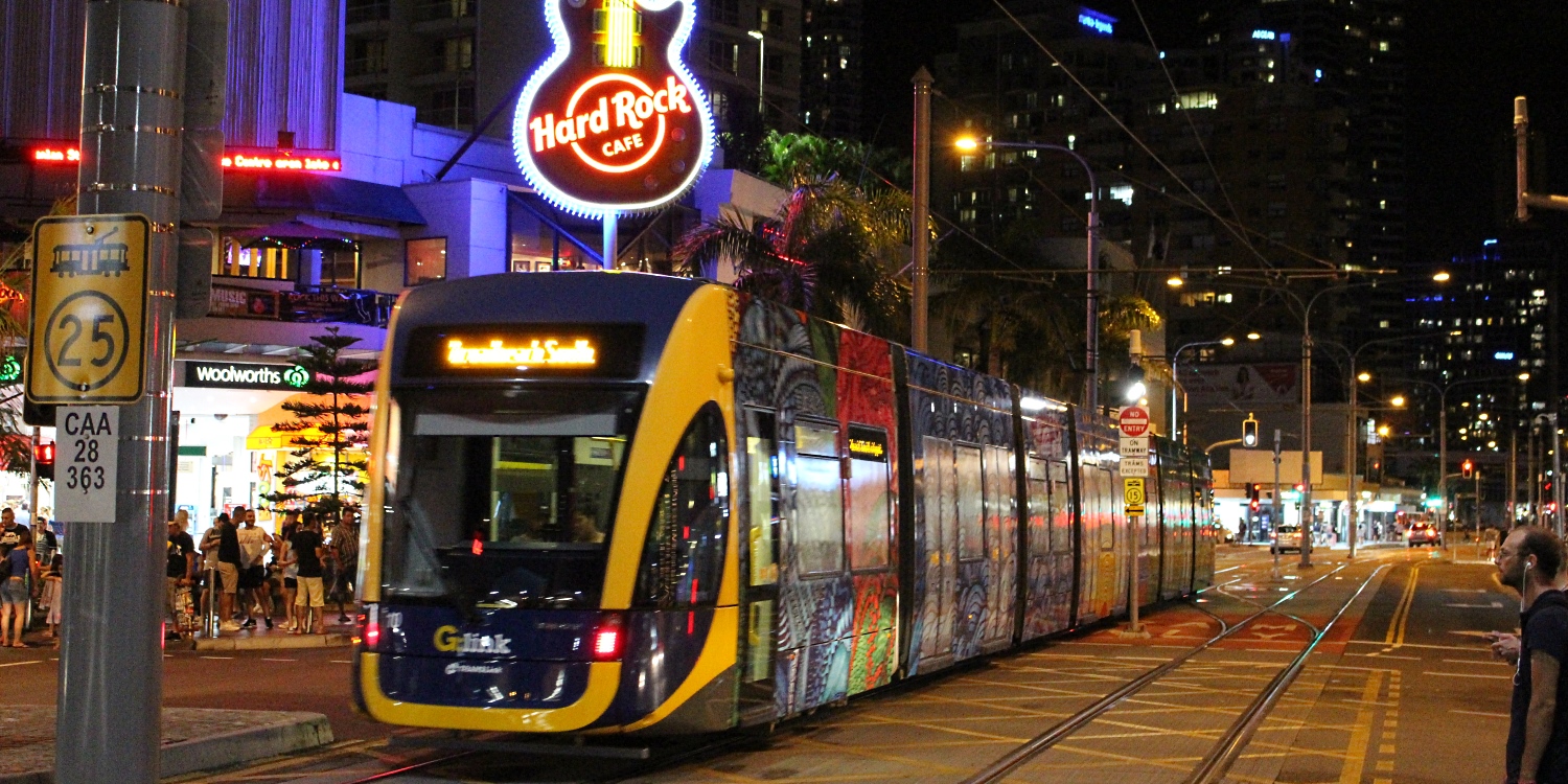 Gold Coast Light Rail tram priority far better than anything in