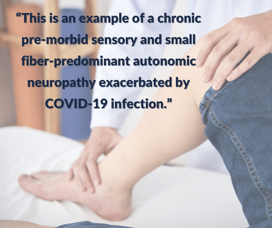 Small fiber neuropathy in Lyme disease and COVID19 Daniel Cameron