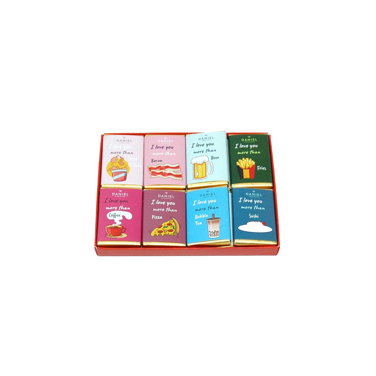 I love you more than... Daniel Chocolates