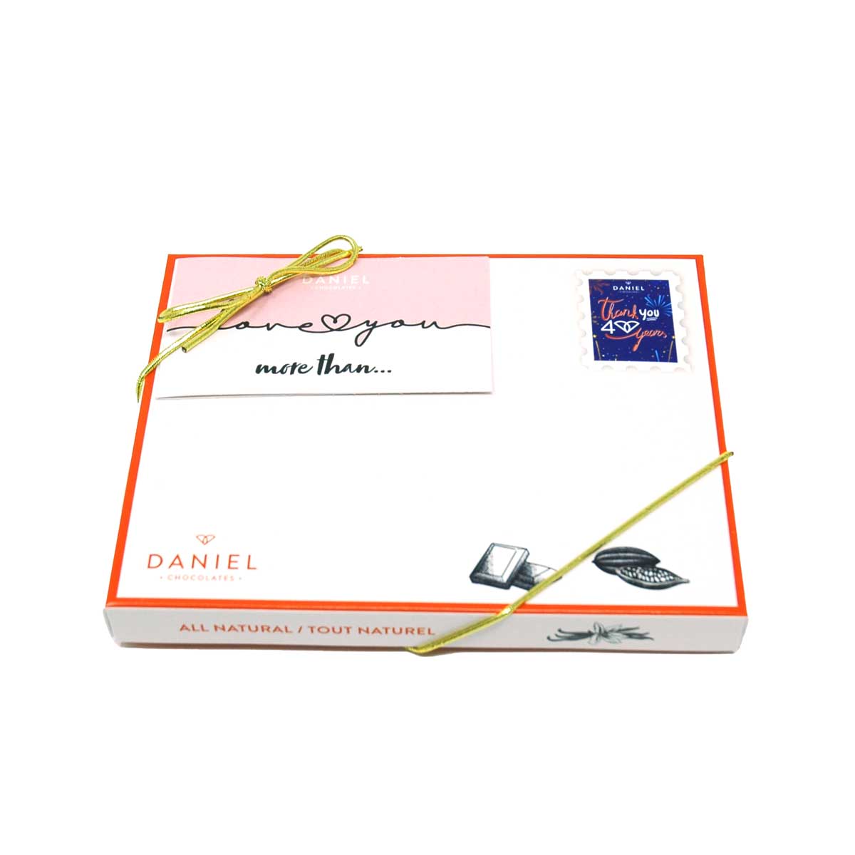 I love you more than... Daniel Chocolates