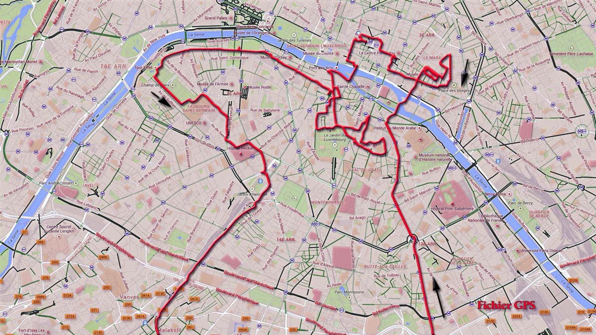 Pain Points De "Carte Vtc Paris" Circuits VTTVTC IDF