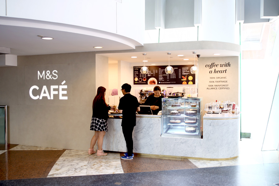 M&S Café Marks & Spencer Café At Wheelock Place. But The Food
