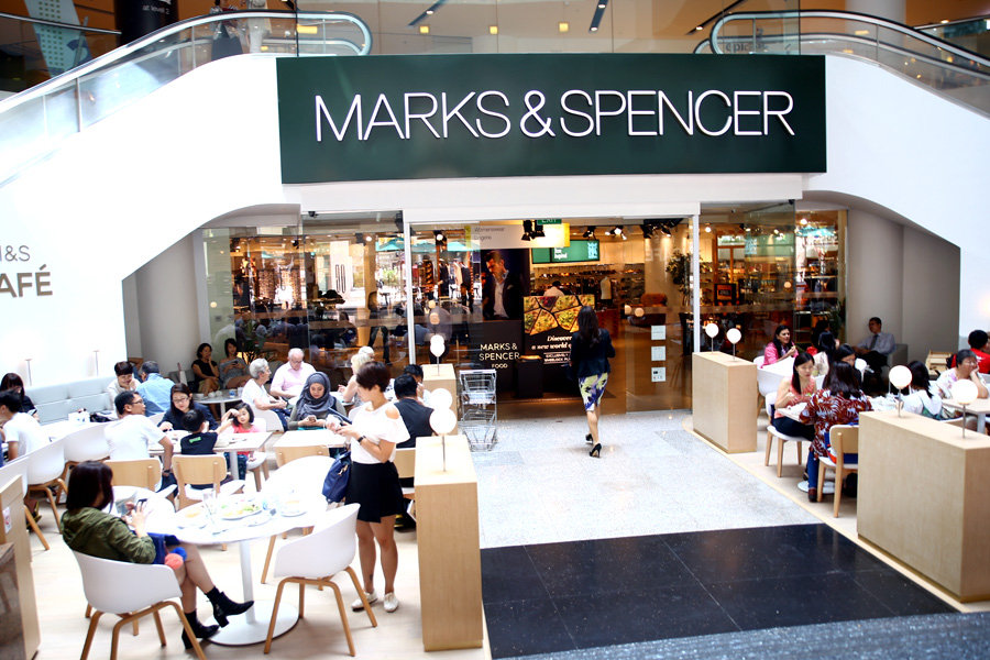 M&S Café Marks & Spencer Café At Wheelock Place. But The Food