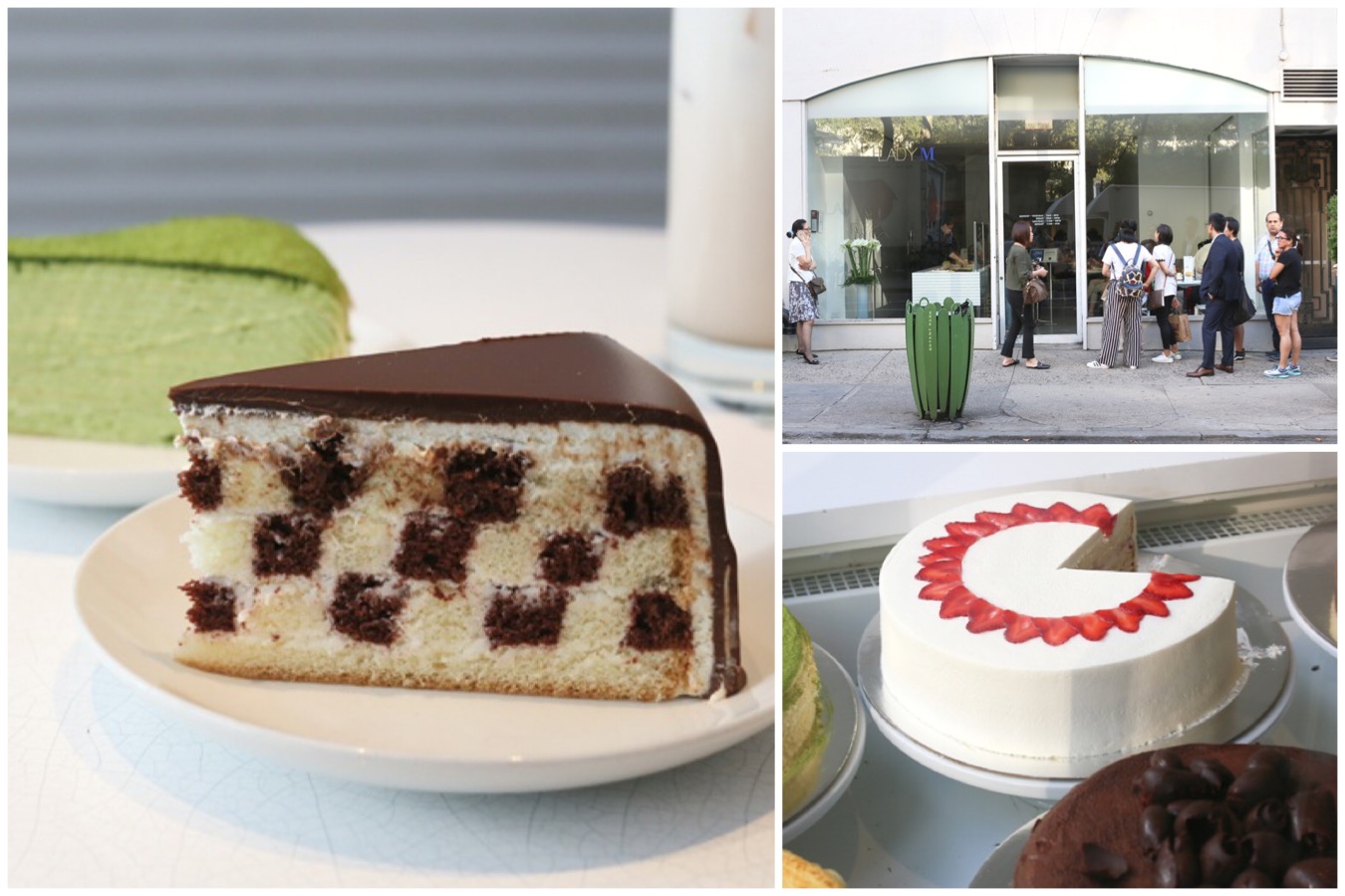 Lady M Cake Boutique Famous For Mille Crepes Cake, Crowded Space At