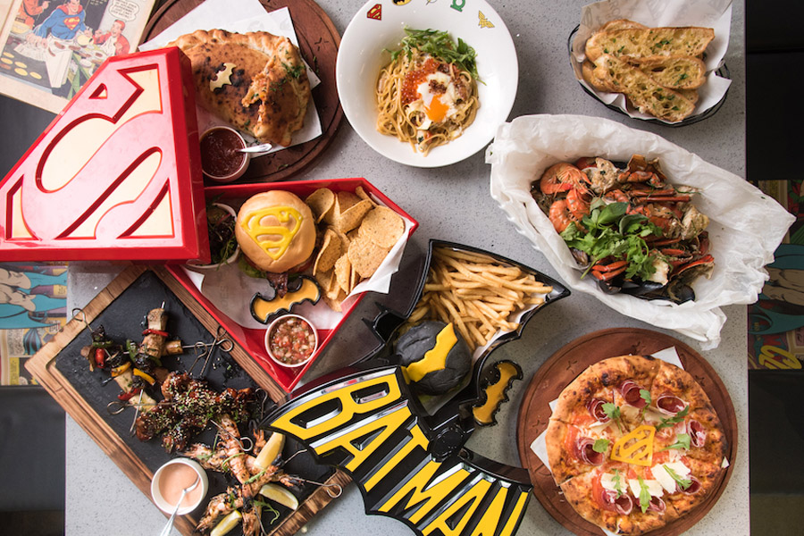 DC Super Heroes Cafe Outlet At Takashimaya, For Superman, Batman Burgers And Other Justice