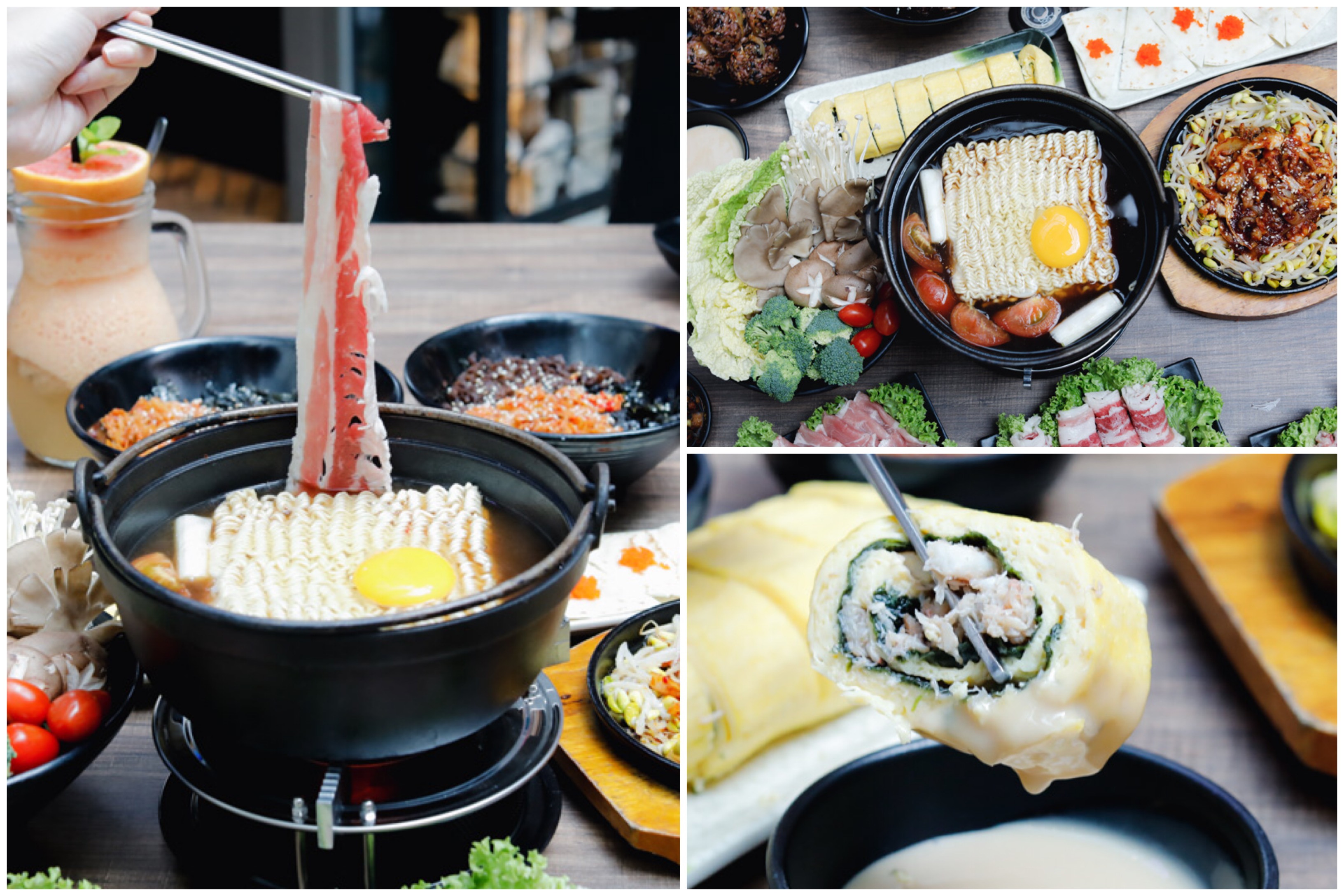 Masizzim Korean ShabuShabu, Bulgogi Rice Balls And Crab Egg Roll, At