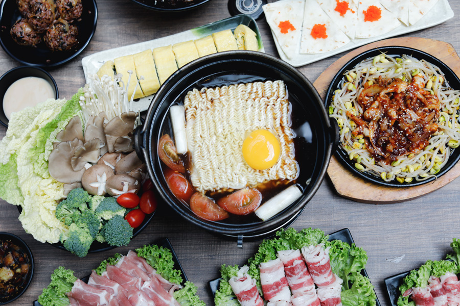 Masizzim Korean ShabuShabu, Bulgogi Rice Balls And Crab Egg Roll, At