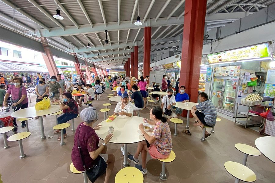 Kim Keat Palm Food Centre aka Toa Payoh Lor 7 Hawker Centre Reopens
